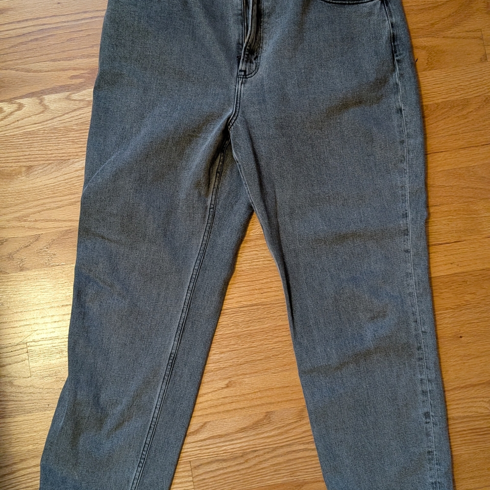 Abercrombie & Fitch Gray Straight Leg Jeans